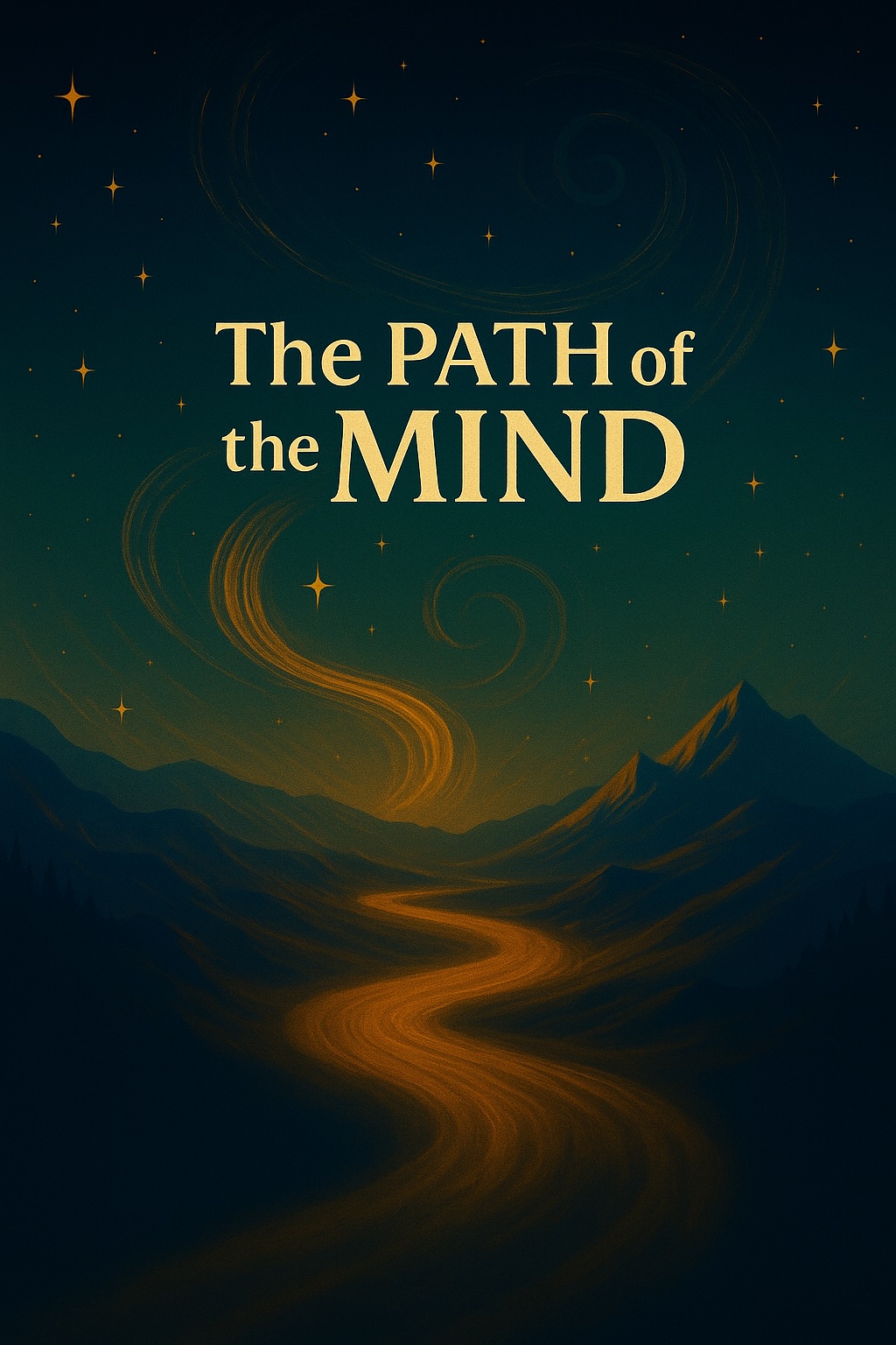 Illustration representing mental clarity and cognitive balance through refined natural forms